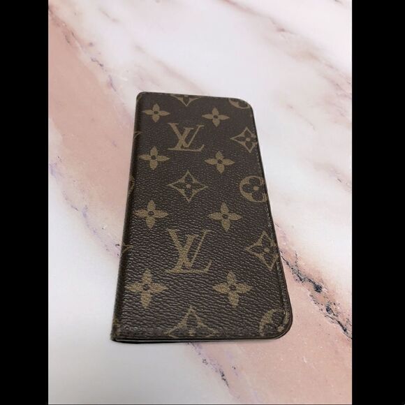 Louis Vuitton Monogram Folio IPhone 6 Plus Case M61423 LV E4360 - Picture 3 of 6